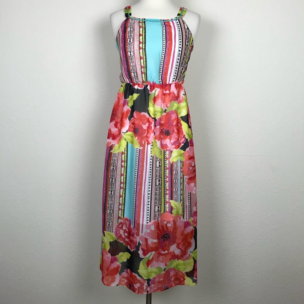 Christophe Sauvat Intermix Dress Floral Apache S